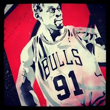Dennis Rodman stencil