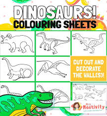Thomas the train coloring pages. Dinosaur Colouring Sheets Primary Teaching Resources