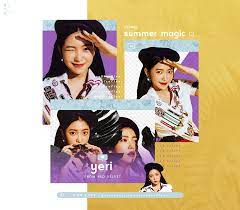 Red Velvet Yeri Summer Magic Png Pack By Tsukinofleur On Deviantart Red Velvet Velvet Png