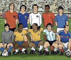11 Of The Best Players Of All Time Can You Name Them Supporterspro Football Soccer Futbol Soccerlove Soccer Skills Football Illustration Soccer Training