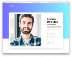A strong cv personal profile is vital if you want to land the best jobs on the market. 50 Best Personal Website Templates 2021 Colorlib