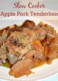(the rub can be applied to the tenderloin the night before and refrigerated to save 5. Slow Cooker Apple Pork Tenderloin Slow Cooker Pork Tenderloin Pork Tenderloin Recipes Slow Cooker Pork