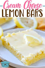 Cream Cheese Lemon Bars Recipe Lemon Cream Cheese Bars Dessert Recipes Desserts