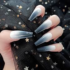 The tips are usually quite long, which allows you to trim and file them down to the shape and size you want. 24 Pcs Press On Nails Coffin For Women Extra Long Fake Nails Glue On Nails Butterfly False Nails With Glue Walmart Canada