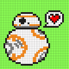 Bb 8 By Urcujiro On Kandi Patterns Star Wars Quilt Geeky Cross Stitch Cross Stitch Designs