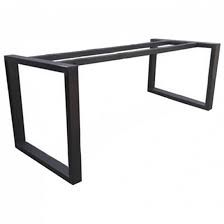 Handmade, modern industrial table legs for your live edge wood, restaurant, office, dining table, etc. Modern Steel Table Legs Base Frame Apex