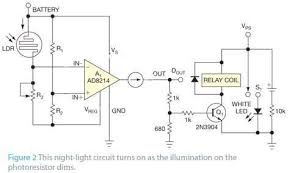 The pcb layout is also given properly in that document. Simple Night Light Uses A Photoresistor To Detect Dusk Edn