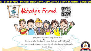 Nobody S Friend Cbse Class 5 English Poem Youtube