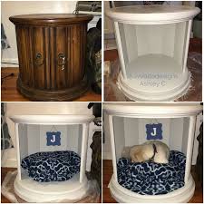 Keep them cozy and comfortable with dog beds, blankets and bedding from petsmart. I Turned This 8 Thrift Store End Table Into A Combination Dog Bed End Table I Removed The Doors And Filled In The Screw Ho Dog Bed Diy Dog Stuff Diy Dog