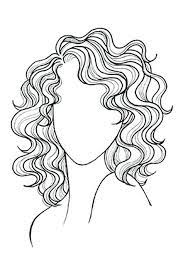 The Very Best Haircut For Your Face Curly Hair Drawing Curly Hair Styles Oval Face Hairstyles