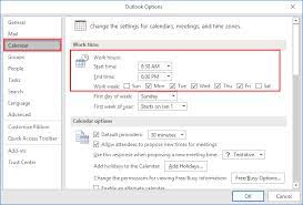 Make sure that you can see their calendar in your list of calendars. Outlook Calendar Variable Working Times