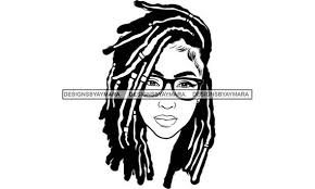 Afro Woman Dreads Hairstyle Nubian Diva Princess Queen African Etsy Shop dreads drawings created by thousands of emerging artists from around the world. afro woman dreads hairstyle nubian diva princess queen african american female svg eps png vector clipart digital cricut cut cutting