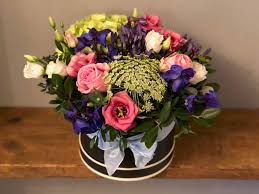 Hat box flowers next day delivery. Kendalls Florist Hat Box Order Your Hat Box Today