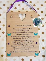 Mother And Daughter Mother S Day Christmas Gift Mum Etsy Gifts For Mum Mother Gifts Mother Poems