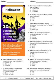 Questions have been categorized so you can pick your favorite category or challenge your friends to the latest trivia. Halloween All Things Topics