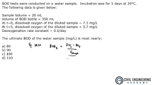 Water Resources Find The Ultimate Biochemical Oxygen Demand Bod