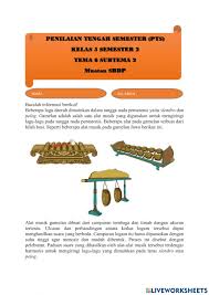 Canang canang adalah alat musik. Pts 2 Online Exercise