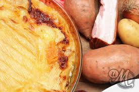 Tartiflette Aux 2 Patates Au Lait De Coco Patate Douce Et Pomme De Terre Recette Tartiflette Recette Tartiflette Lait De Coco