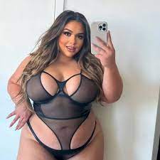 Plus size model unleashes 'big thighs and pretty eyes' in racy lingerie ad  