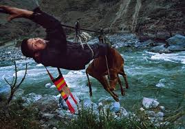 In this remote corner of China, locals use zip lines to get around