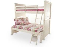 Lcf 481 Twin Full Legacy Summer Breeze Cottage White Twin Over Full Bunkbed Mathis Brothers Furniture Bunk Beds Furniture Full Bunk Beds