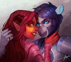 Okay You Two Pose For A Pict Hey Stop Trying To Kill Each Other Avas Demon Demon Pics Demon Drawings