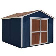 Building storage sheds takes a lot of time, effort, and man power. Handy Home Products Do It Yourself Princeton 10 Ft X 10 Ft Wood Storage Shed Building 18250 1 The Home Depot