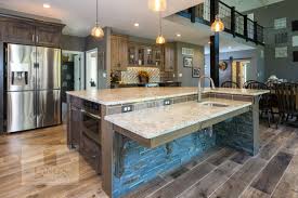 this rustic style kitchen design was