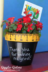 This is a great site for. Teacher Gift Ideas Thanks For Helping Me Grow Flower Pot