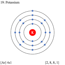 19 K Potassium Electron Shell Structure Schoolmykids Electron Configuration Periodic Table Of The Elements Periodic Table