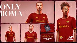 According to a release from as roma and new balance: As Roma Store Unveiled Our New Home Kit 2021 22 Milled