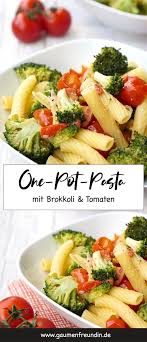 Schnelle One Pot Nudeln Mit Brokkoli Und Tomaten Gaumenfreundin Foodblog Onwpot One Pot Rezept Nudeln Pas Brokkoli Nudeln Brokkoli Rezepte Mit Brokkoli