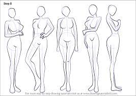 tutorial how to draw bodies for anime. Learn How To Draw Anime Body Female Body Step By Step Drawing Tutorials
