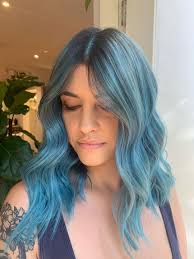 Blue Jean Baby In 2020 Light Blue Hair Bright Blue Hair Blue Hair