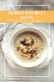 Crema di riso all'uovo (2). Crema Di Riso Mele E Uvetta Alla Berrino Ricetta Macrobiotica
