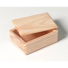 Unfinished Wood Box With Lift Off Lid 3 5 X 2 5 Inches Small Wood Box Diy Wood Box Unfinished Wood Boxes