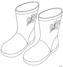 dessin a imprimer une paire de bottes pour enfants enfant chaussure coloriage marilyn monroe