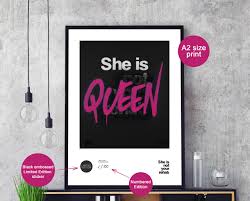 She Is QUEEN (framed)