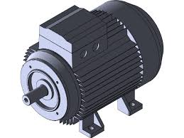5 5 Kw Ac Motor 3d Cad Model Library Grabcad