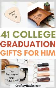 Getting a job at a new company, or a job promotion within a current company is an exciting time for any man. 41 College Graduation Gifts For Him Craftsy Hacks