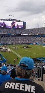 bank of america stadium section 233 home of carolina panthers