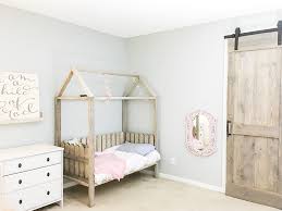 When choosing a toddler bed, i wanted something low to the floor, so that the baby could easily get in and out without falling. Diy Toddler House Bed