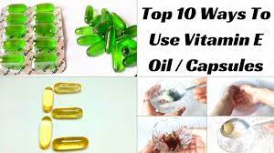 Top 10 Uses Of Vitamin E Capsules Oil For Hair Skin Nails Lips Body Skin Bleaching Vitamin E Capsules Vitamin E