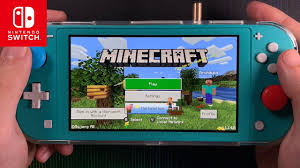 Minecraft On The Nintnedo Switch Lite Acquaintance Youtube