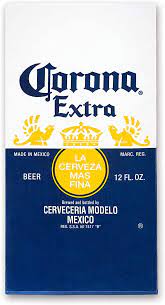 Amazon Com Corona Logo Beach Towel 30 X 60 Inch 100 Cotton Beer Label Pool Towel Travel Camping Lake Home Kitchen Beer Label Beer Brands Beer Cake