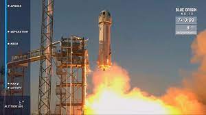 The space shuttle discovery lifts off from launch pad 39a at the kennedy space center october 11, 2000. Blue Origin S New Shepard Rocket Launches A New Line Of Business The New York Times