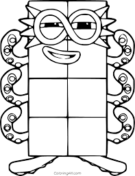 Is your kiddo starting to learn numbers? Numberblocks Coloring Pages Coloringall