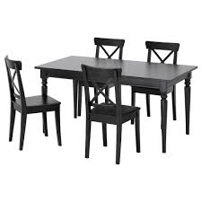 Ingatorp Ingolf Table And 4 Chairs Black Brown Black Ikea Ikea Dining Sets Ikea Dining Table Ikea Dining Table Set