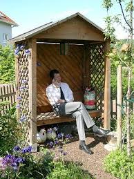 Der positive trend von kostenlosen bauanleitungen. Bankhauschen Gartenbank Philosophenbank Denkerbank Mit Bauanleitung Garten Philosophenbank Garten Pavillon