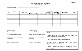 Pengguna terakhir 6.tarikh kerosakan 7. Https Bursar Upm Edu My Upload Dokumen 20180222122022lamp B Contoh Borang Tatacara Pengurusan Aset Alih Universiti Pdf